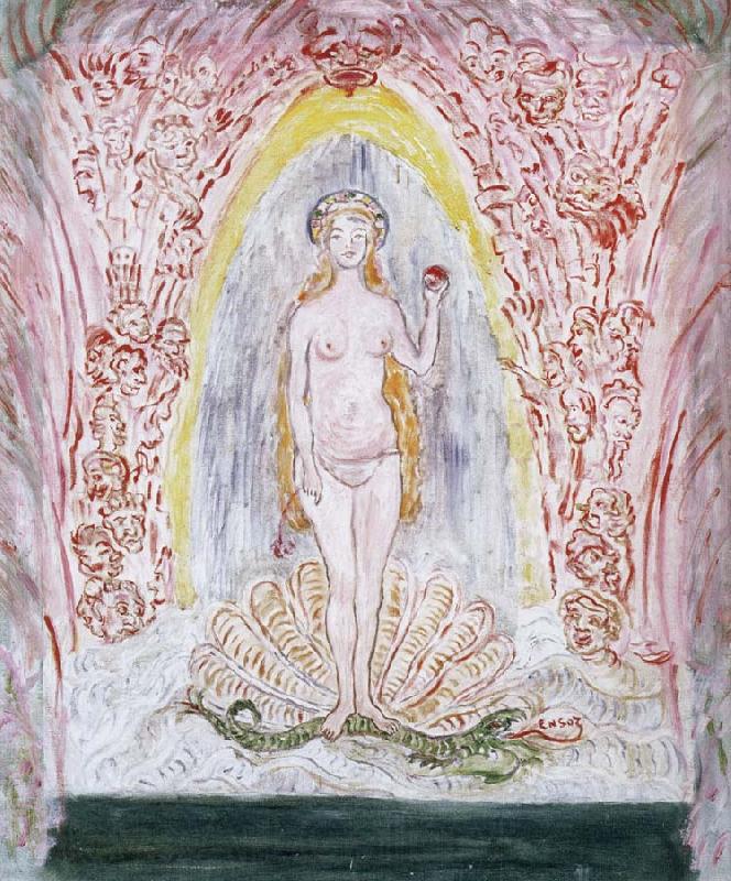 James Ensor The Triumph of Venus Norge oil painting art